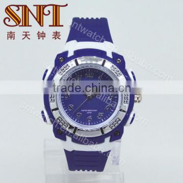 Sport watch with plastic case & strap on promotion