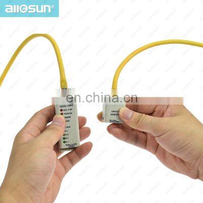 Allosun EM2421 Network Cable Tester RJ45 Diagnose Tool UTP and STP Lan Cable Tester Mini Size Portable photo-3