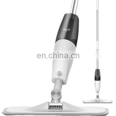 Xiaomi Deerma Water Spray Mop Sweeper 1.2m Rod Carbon fiber dust cloth 360 Rotating Cleaning Cloth Head 350ml Tank