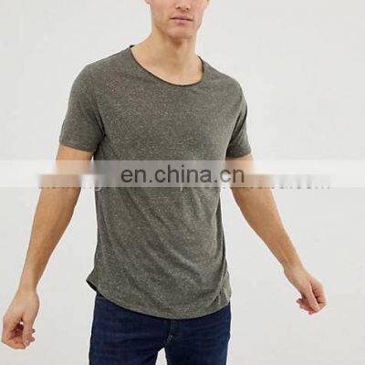 street wear design o-neck Round hem custom t shirt for men, Best selling cheap custom T-shirt