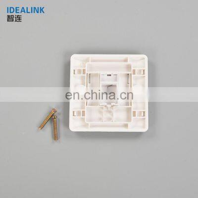Factory Wholesale Telecommunication Ethernet Cable 1 Port Network Face Plate photo-5