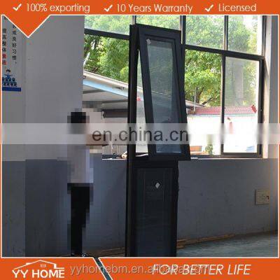 YY Australia Standard AS2047 Double Glazed Aluminum Top Hung Windows Made in China Door and Windows