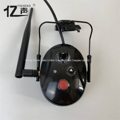 Professional Wireless Noise Reduction Intercom Half Duplex Headset Hanging on Safety Hat “YISHENG” YS-DJ-02H Series photo-2