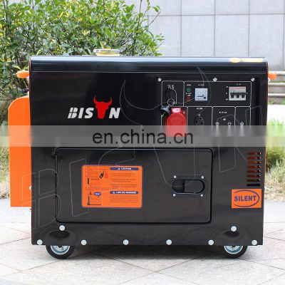 BISON China 10Hp Diesel Generator Set 5Kw China Silent Diesel Generator 5Kw Genset