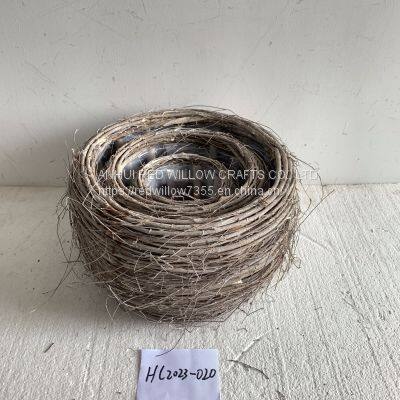 Home Garden Flower Planter Gardening Basket Rattan Gardening Tools photo-4