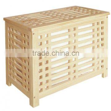 large bamboo laundry hamper