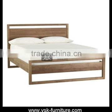 BE-021 Concise Design Solid Wood Frame Hotel Bed