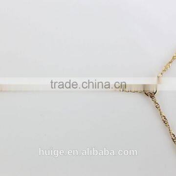 2015 Hot Sale Cross Jewelry Brass Chain Gold Plated Statement Pendant Necklace photo-6