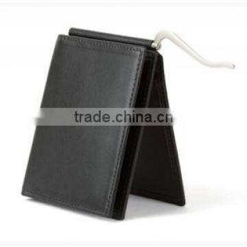 Super Smooth Leather Money Clip Wallet With Multiple Cards and Flat Pocket Purse