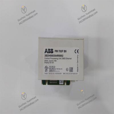 ABB PM783F 3BDH000364R0002 Ethernet Network