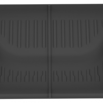 Thermoformierter TPE-Innenkofferraumauskleider für den 2025 Tesla Model Y Juniper - Vertikalstreifen-Design mit Reiskorntextur DZ25001300