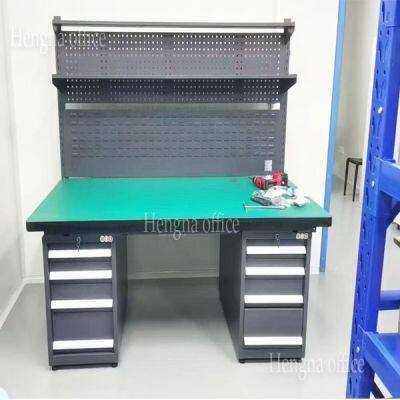 Bicycle Maintenance Workstation-WB-C8437 With Pegboard and Tool Organizer|1.2mm Steel Modular Bench for Pro Cycling Service Center
