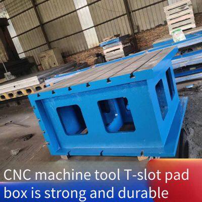 Cast Iron T-slot Square Box, Machine Tool Equal-height Cushion Box, Auxiliary Workbench for Machining Center, Manufacturer of Inspection and Measurement Square Cylinders