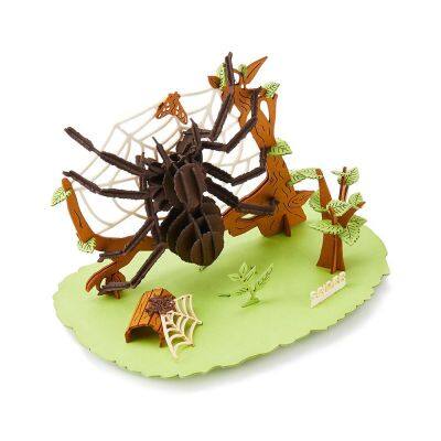 Wholesale 3D Spider Eco-Friendly Insect Paper Puzzle Models - DIY STEM Educational Toy Kit for Kids & Science Stores