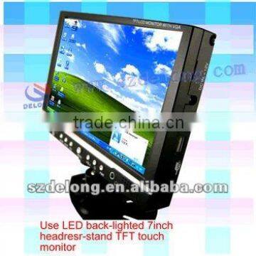 7Inch Touch Screen LCD Monitor for CARPC BUS MONITOR HEADREST Advertisement