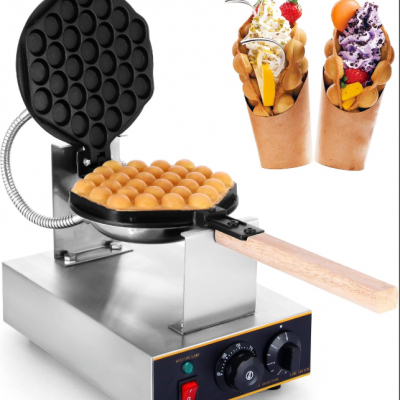 Máquina de waffles de huevo con sabor de Hong Kong, sabor de chocolate, sabor de cereal 4