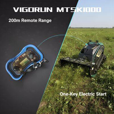 Vigorun MTSK1000 Robot Mower, High-Efficiency 1000mm Working Width Forestry Mulcher for Professional Use