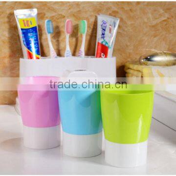 Plastic Family Colorful Toothbrush Cups Suit photo-2