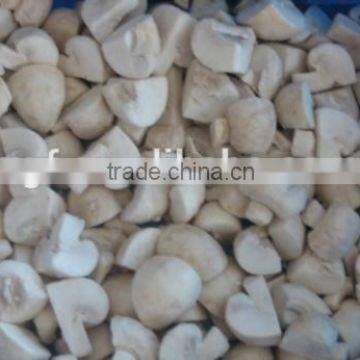 Chinese IQF Frozen White Cut Champignon Mushroom