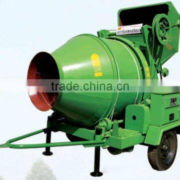 JZC350 concrete mixer with skip hoist