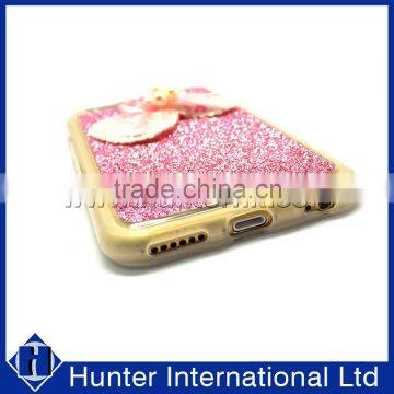 Lady Style Pink Design TPU Diamond Case For IPhone6