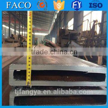 Tianjin square rectangular pipe ! groove steel bar large diameter 8mm rectangular hollow section