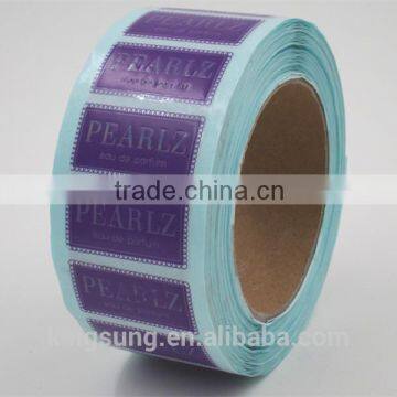 custom laser printing PVC label with high quality
