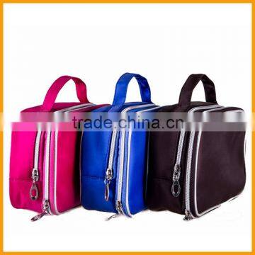 Latest Multifunctions Hand Nylon Waterproof Makeup Bag/Toiletry Bag/Travel Organizer Bag