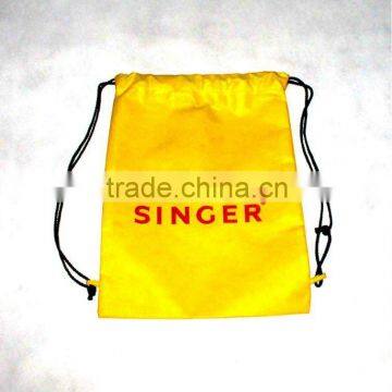 2012 Fashion yellow drawstring bag