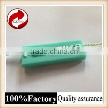 Fashional good quality plastic seal tag with logo string tag nylon tag pins