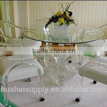 dining chair and table furniture with Wheel