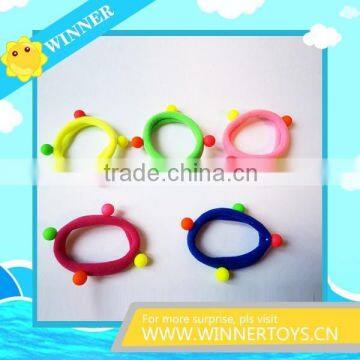 Charming New design nylon baby hair band with balls