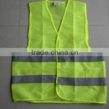 100% Polyester Hi- Vis Green Safety Vest Working Uniform photo-2