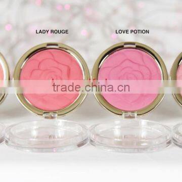 Flower rouge blusher!Waterproof face use easy to apply high pigmented blush