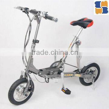 180w 24v Lithium battery powered folding bike for younger 12inch