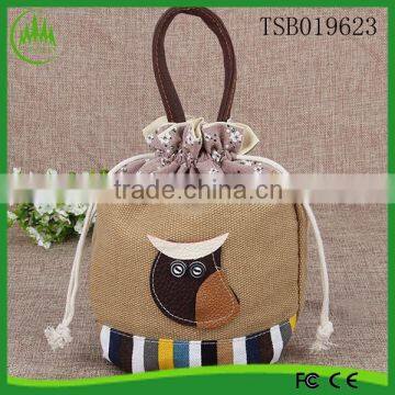 Best Selling cheap canvas Wholesale small jute drawstring bags