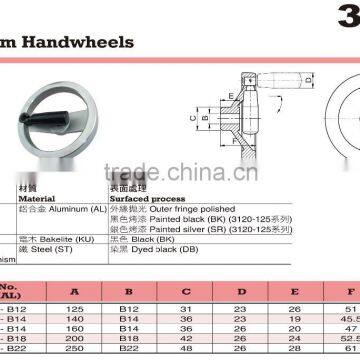 For CNC Machines and Metal Lathes Taiwan Aluminum Spoked Handwheels photo-2