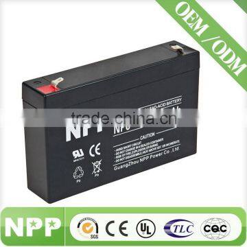 6v6ah Sealed Lead Acid Battery