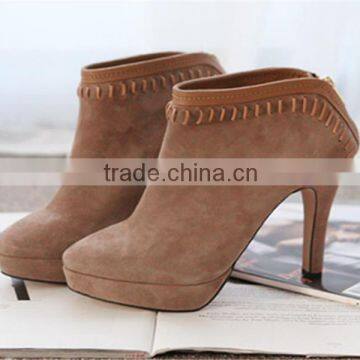 girls fancy boots ladies winter boots Korean high heel ankle boots