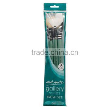 Mont Marte Gallery Series Brush Set Oils 5pce