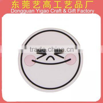 Plastic customized magnet sticker/advertising fridge magnet sticker