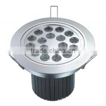 Energy saving High lumen aluminum 18w LED Downlight