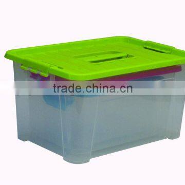 15L Plastic food container storage box with handle