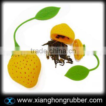 New Fashion Strawberry Tea Strainer With Eco-friendly Silicone Product