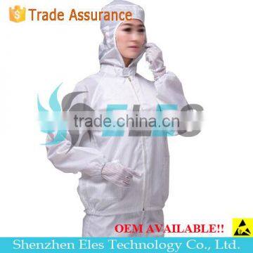 Cleanroom use esd antistatic work clothes