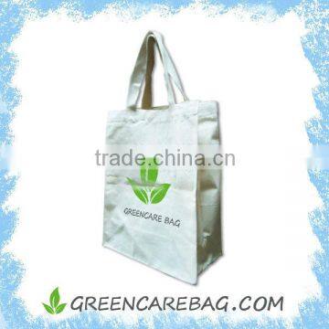 Durable and Washable Natural White Eco Canvas Tote Bag