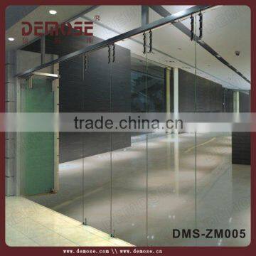 china suppliers balcony exterior used commercial glass folding door/sliding doors system DMS-ZM005