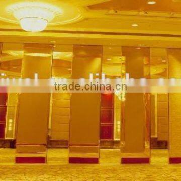 china manufacturer aluminium vertical folding partitions for art gallery