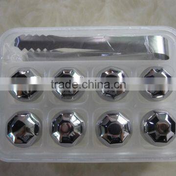 Stainless Steel Ice Cubes Diamond Shape - Healthy, passed FDA, LFGB test