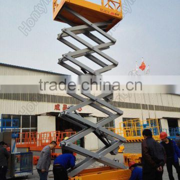 mobile self propelled mini scissor lift